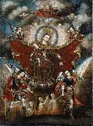 Diego Quispe Tito Virgin of Carmel Saving Souls in Purgatory oil on canvas